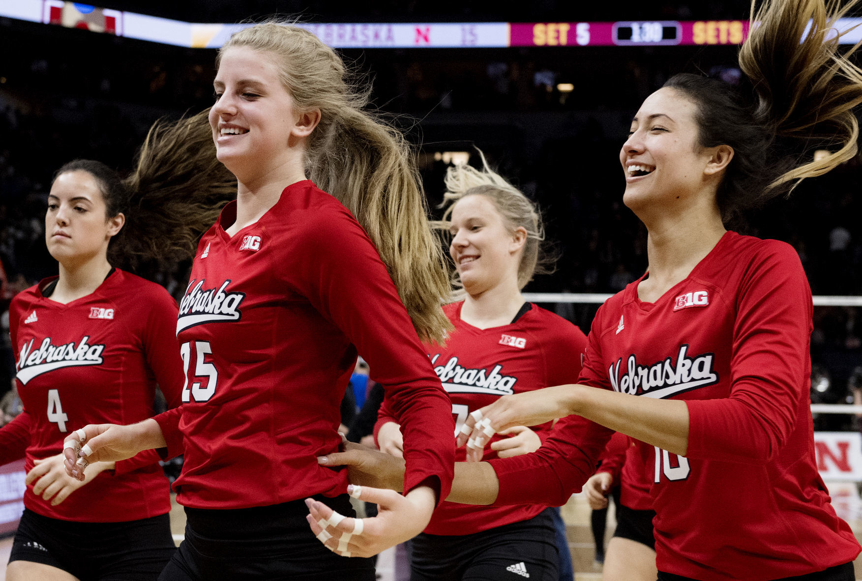 Nebraska volleyball vs. Illinois, 12.13